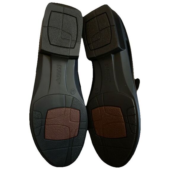 New $200 NAOT BENTU Bit Loafer in Black Crinkle Leather  Women’s Size EU41 US 10 - Picture 5 of 5